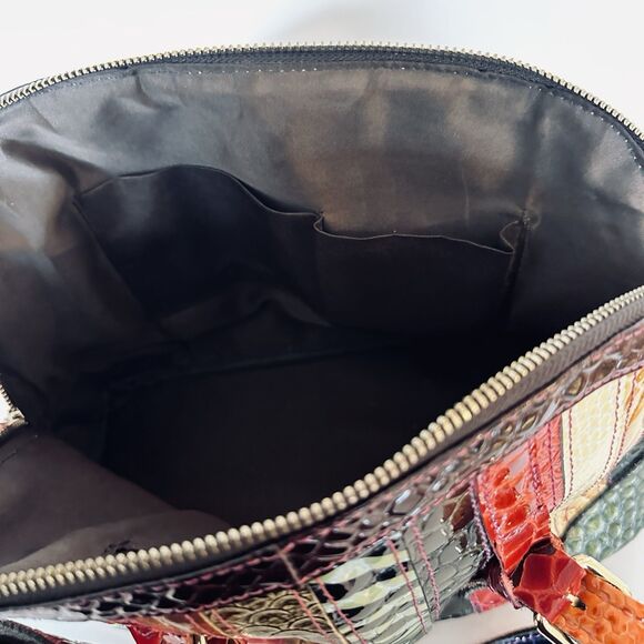 Segater Genuine Leather flower Large Shoulder Bag Crossbody Tote Patchwork Boho - Picture 9 of 12